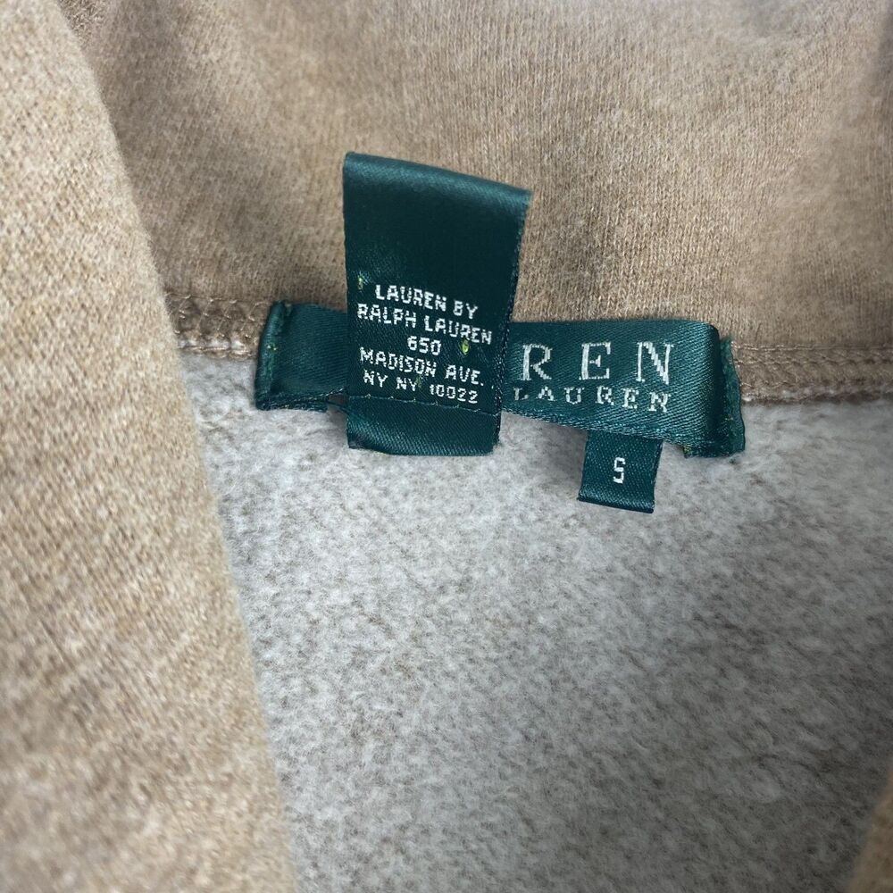 Lauren Ralph Lauren Cardigan Sweater Womens Small Brown Pockets Casual - Picture 9 of 10